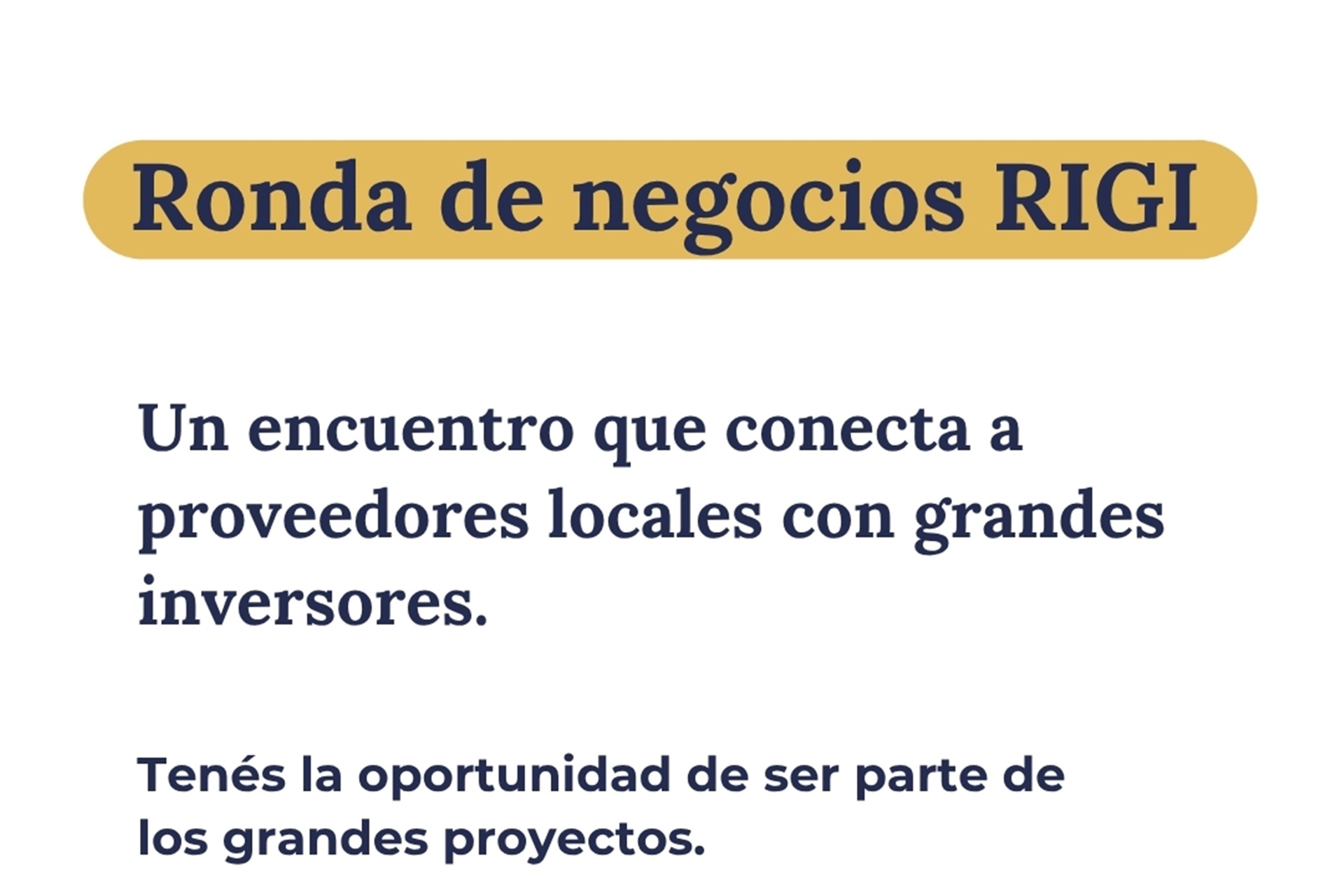 Imagen de noticia Empresas entrerrianas podrán participar de una ronda de negocios del RIGI