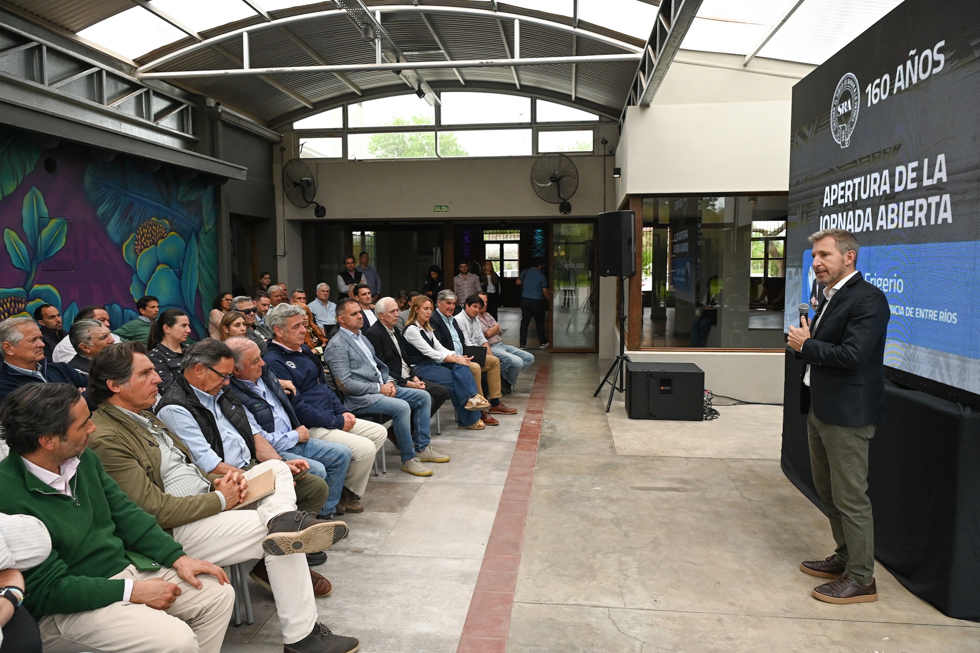 Frigerio destacó el rol del campo y las políticas para fortalecer la producción y la competitividad
