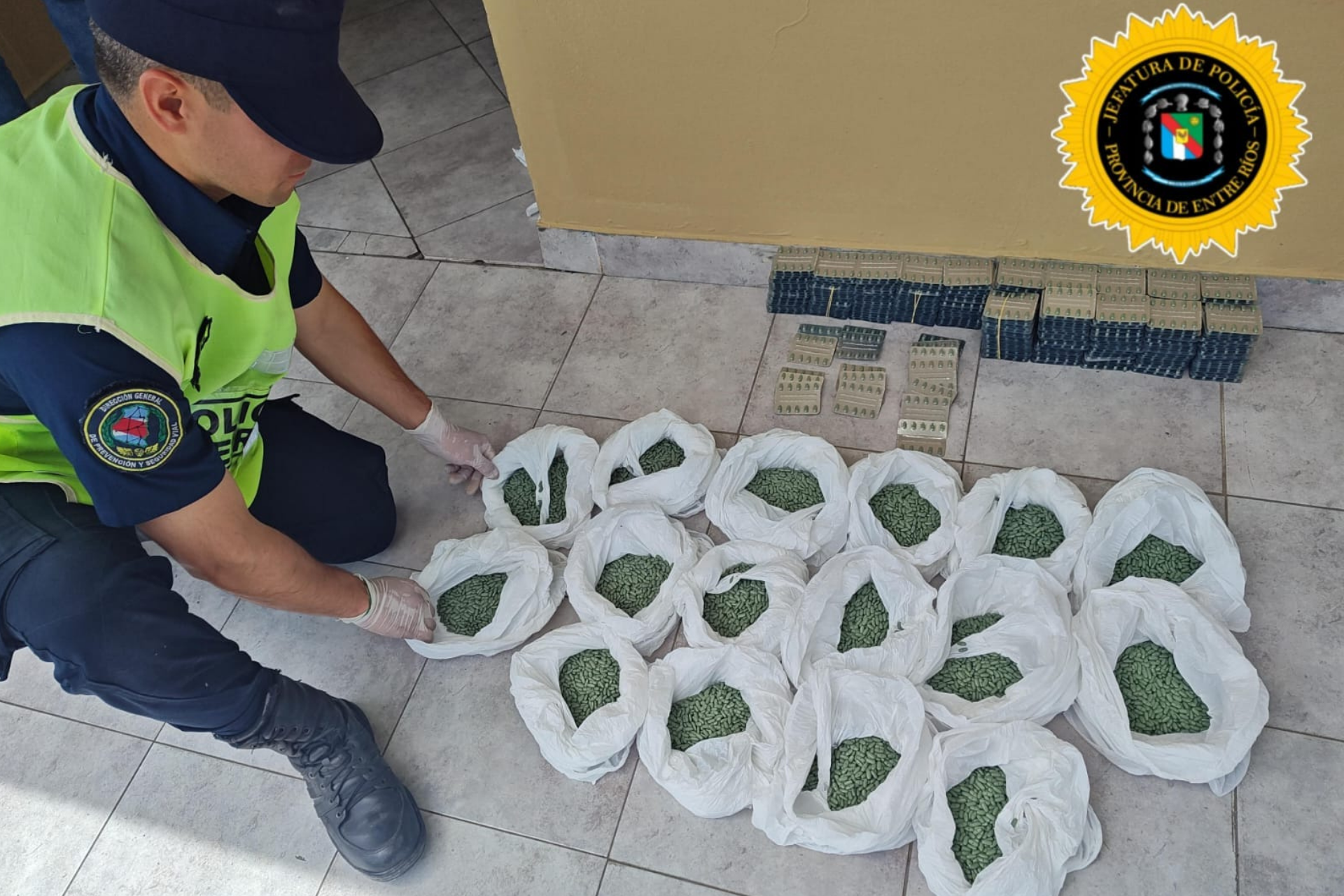 Imagen de noticia El Gobierno de Entre Ríos secuestró más de 38.000 pastillas de psicofármacos en un operativo SEGURIDAD